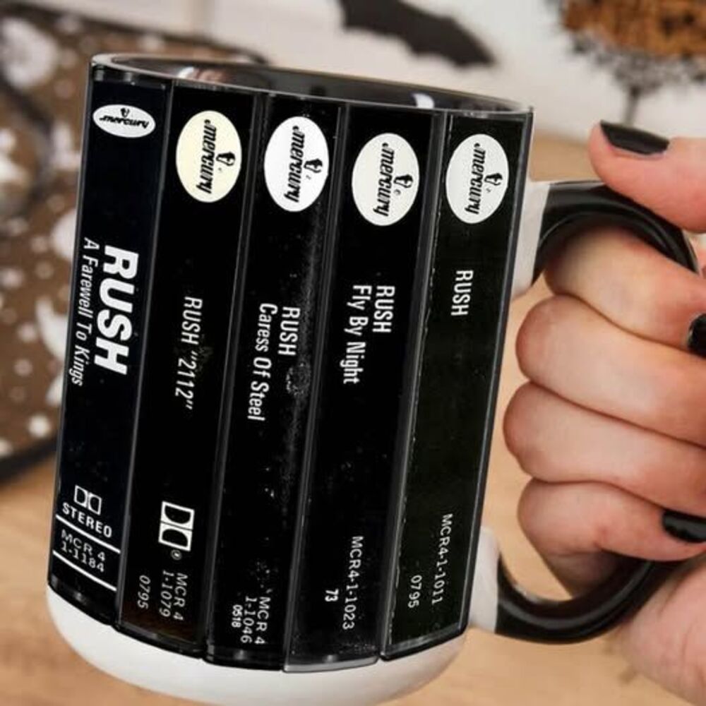 Rush Album Stack Coffee Mug - 11 oz, Brand New Cup!